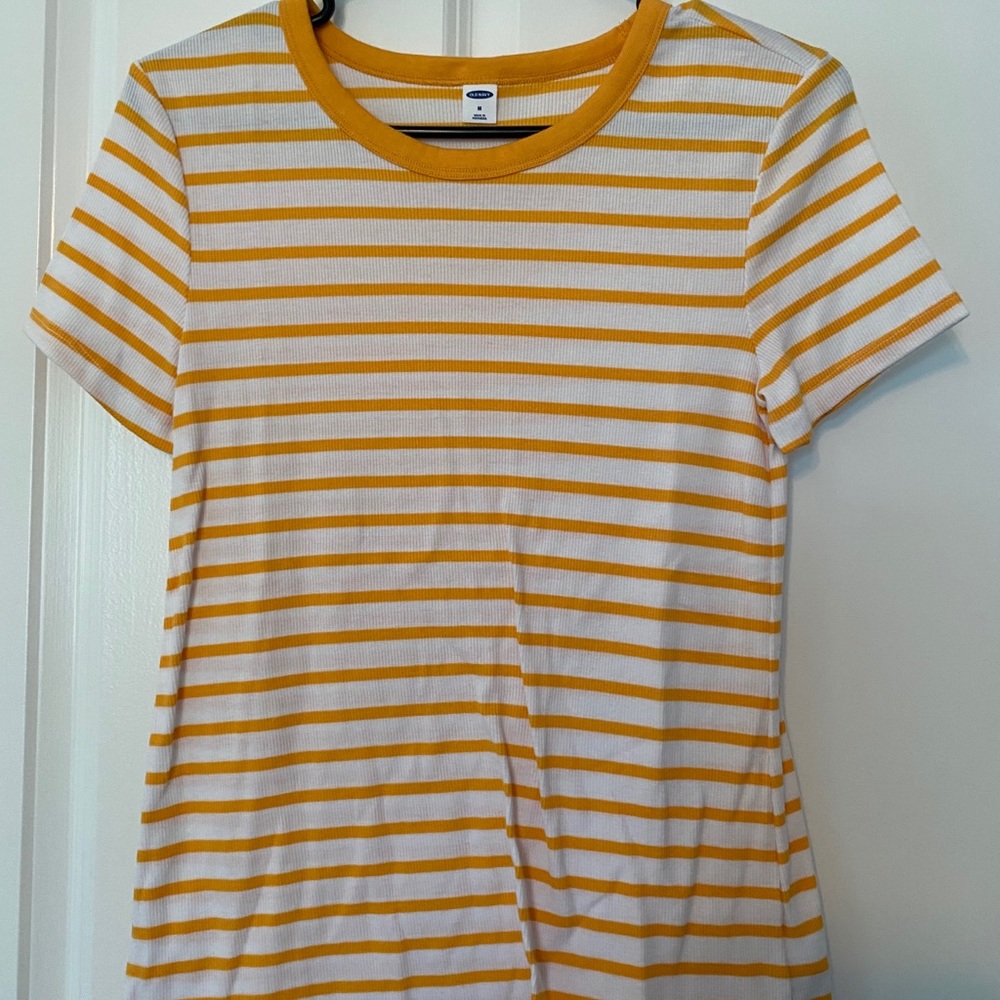 Yellow striped tee